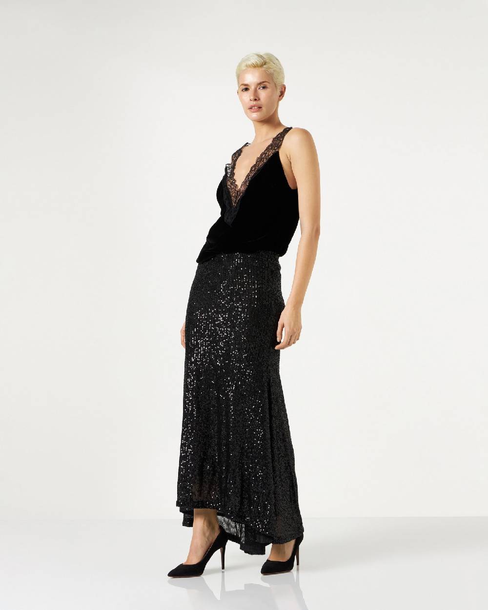 Le Twins Mariacristina Paillettes Nero Convenienza