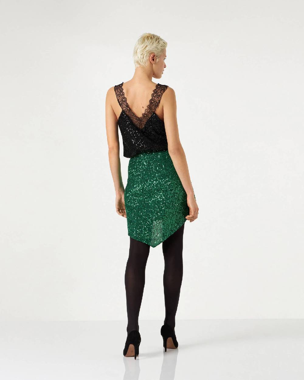 Le Twins Asti Paillettes Verde Qualità