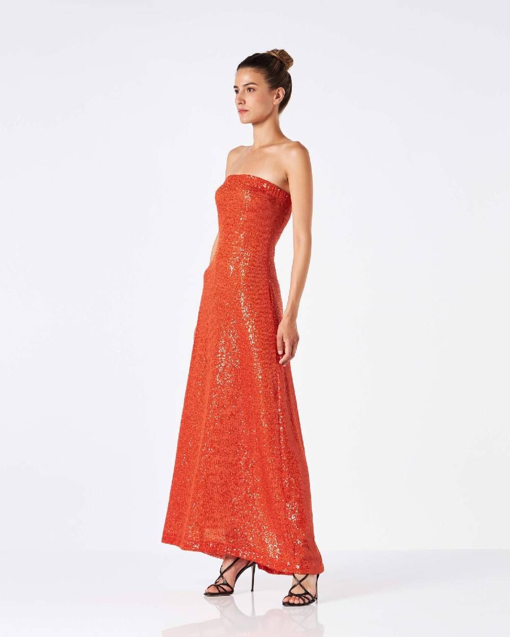 Le Twins Gina Paillettes Arancio Qualità