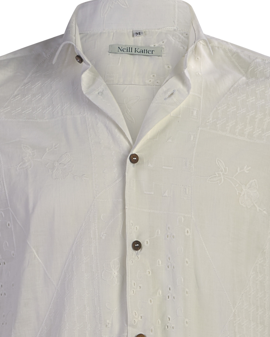Neill Katter Camicia Eleganza Floreale Vendita Calda