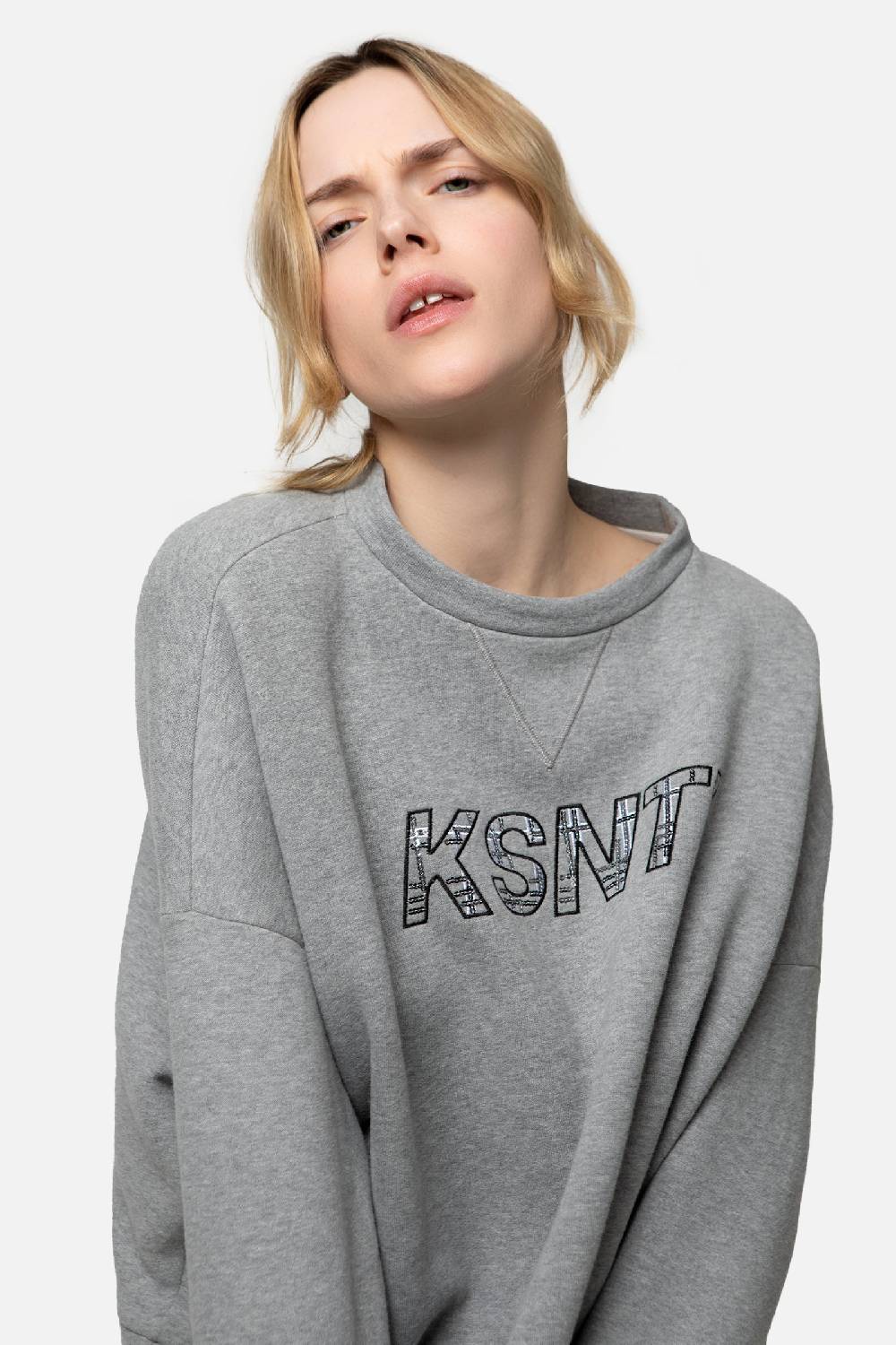 Kristina Ti HARPER - Silver sweatshirt Shopping Online