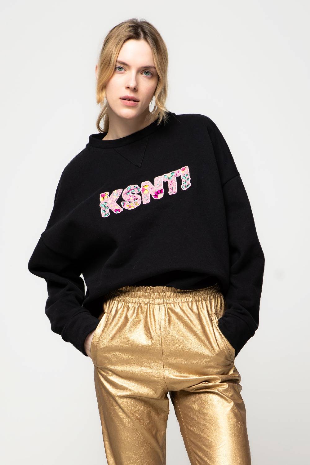 Kristina Ti CECILIA - Sweatshirt flower Convenienza