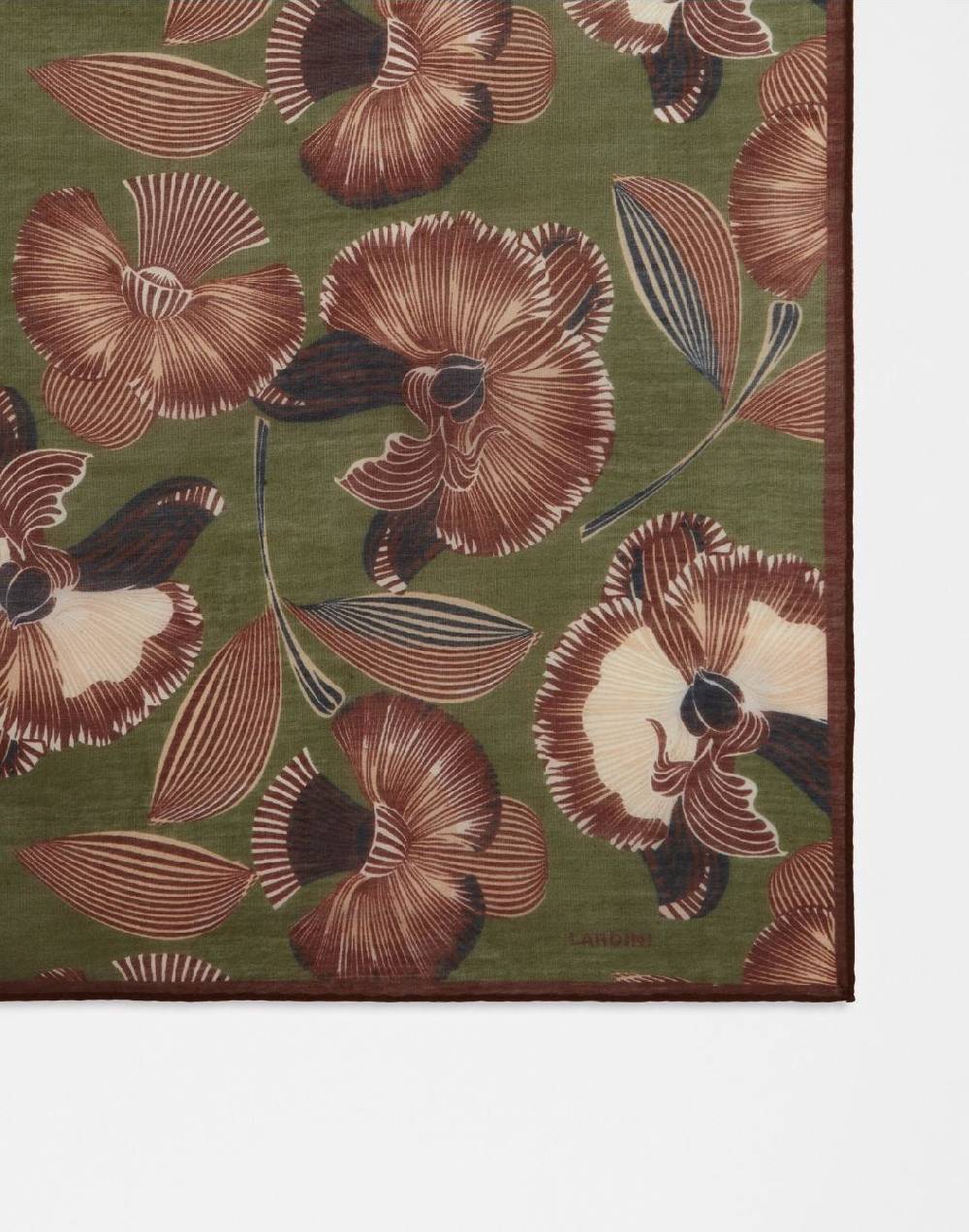 Lardini Foulard in seta con disegno floreale Vendite Flash