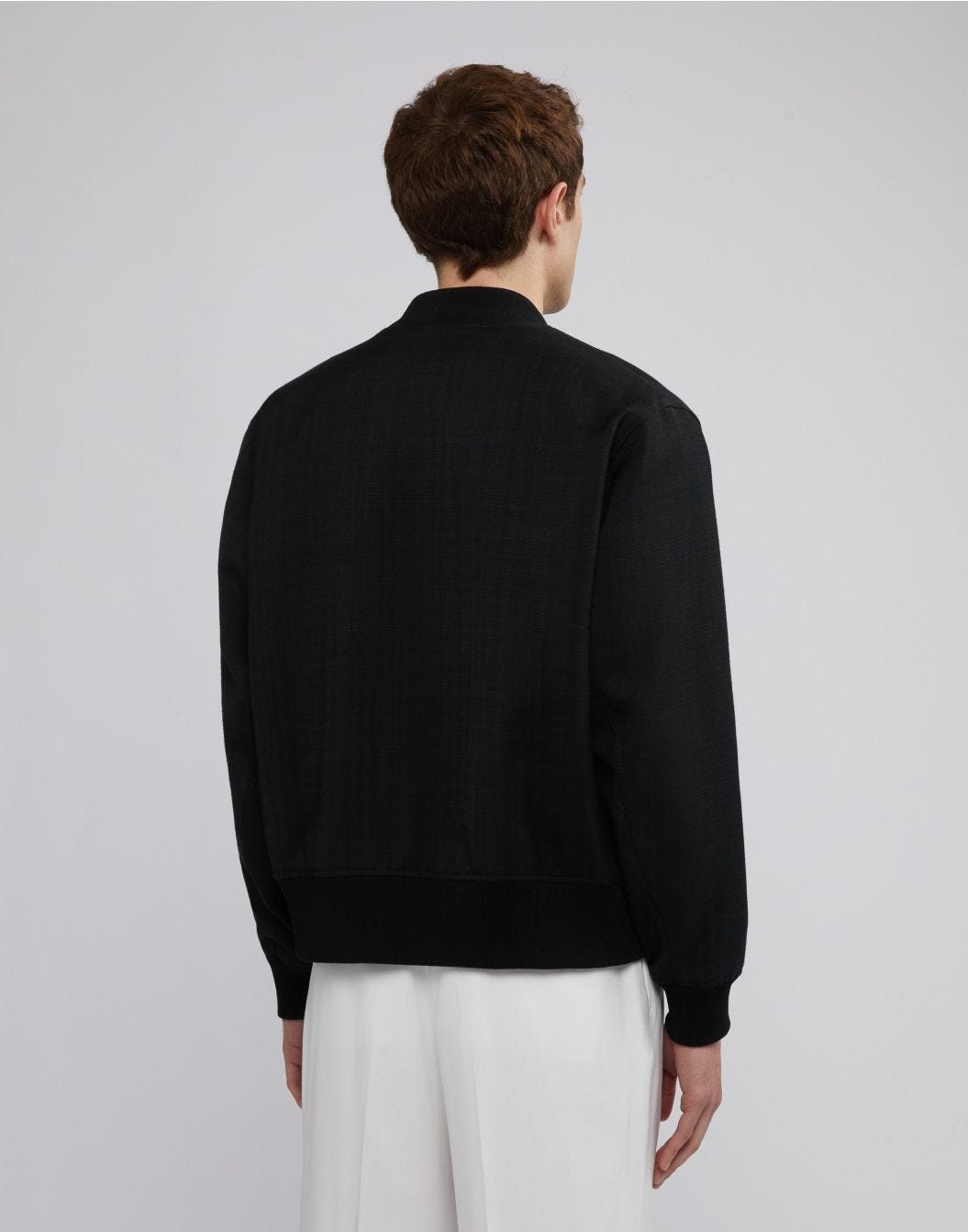 Lardini Varsity attitude nero decostruito in viscosa Italy