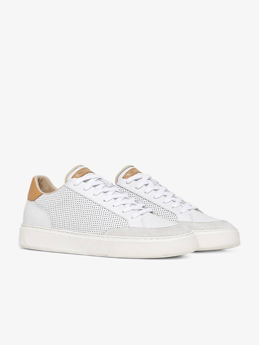 CRIME LONDON Sneakers Eclipse 17671PP6 uomo pelle bianco In Vendita