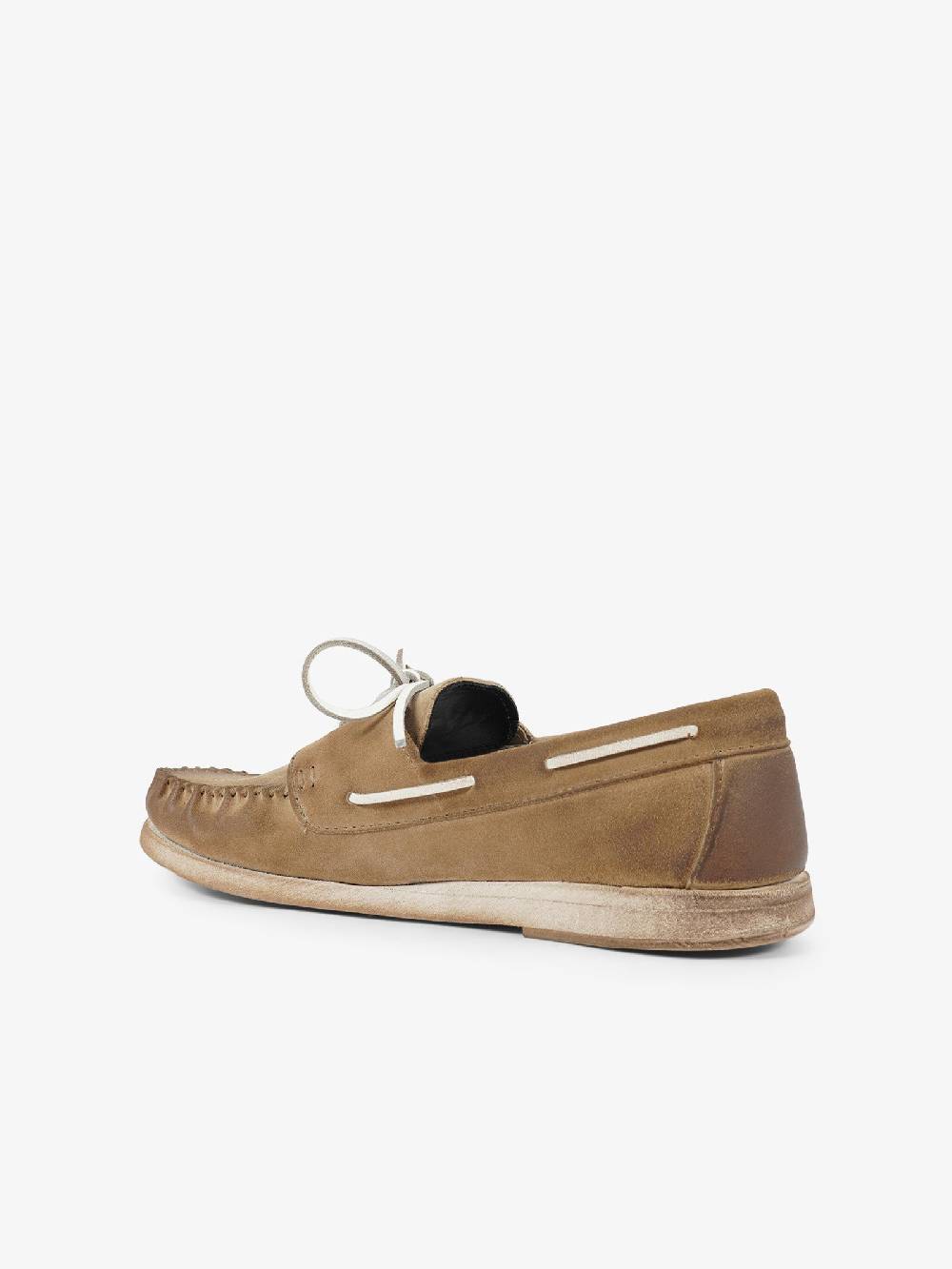 CAVALLACCIO Mocassini 1006 uomo pelle beige Nuovo