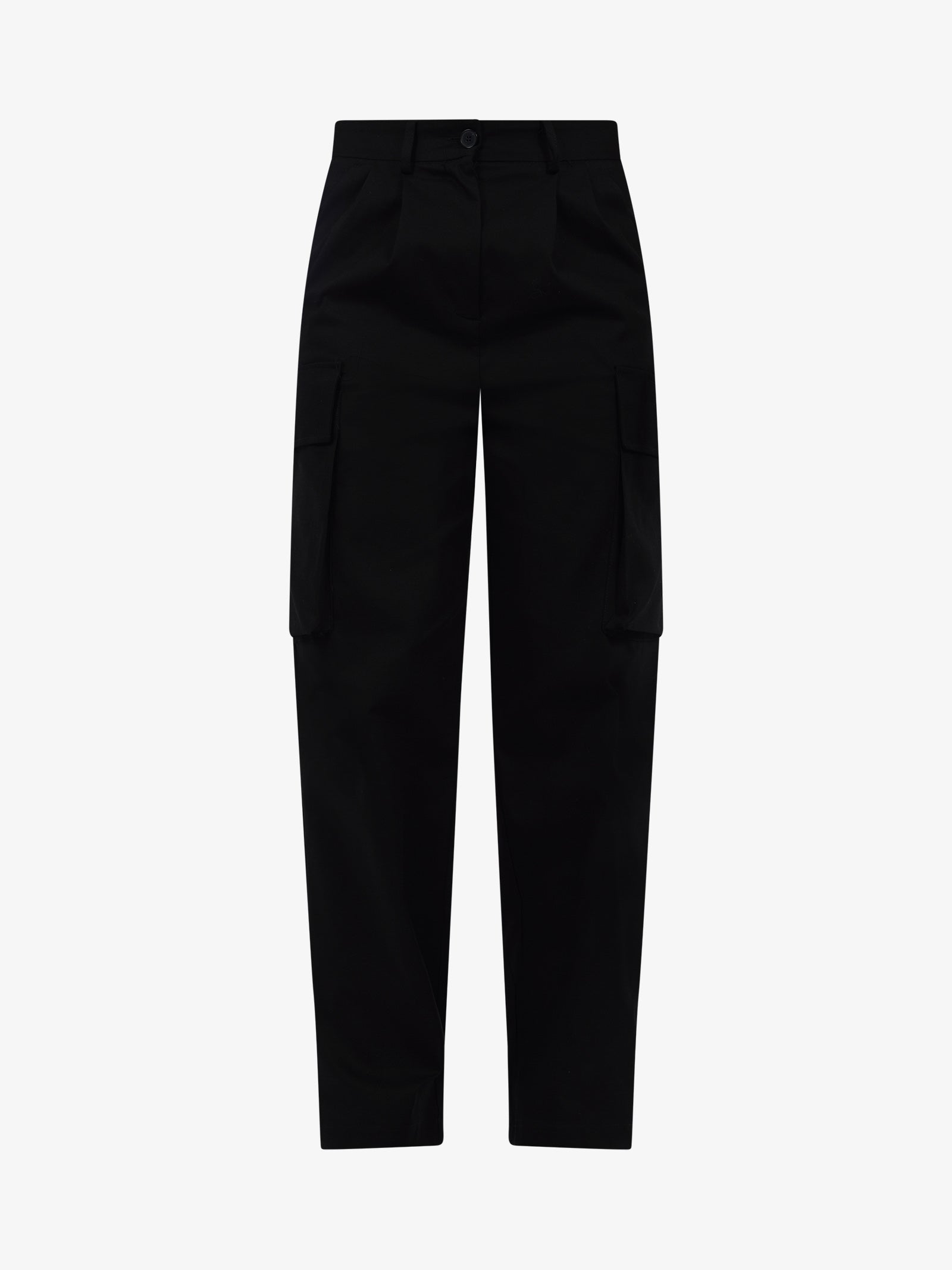 VICOLO Pantalone con tasconi TB0046 donna cotone nero Nuovo