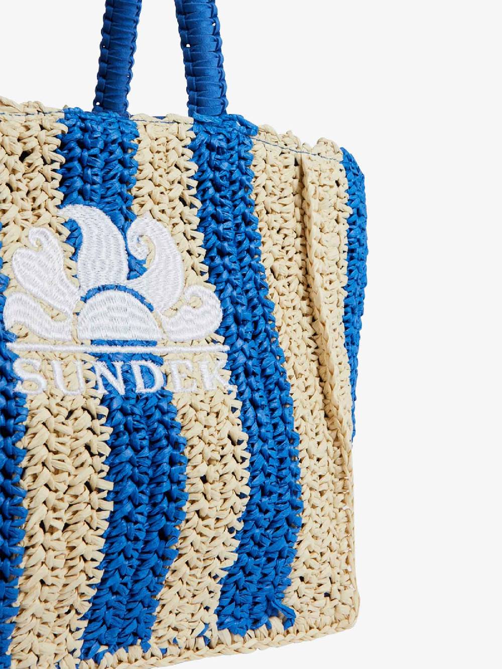SUNDEK Borsa a mano VITA PAPER STRAW AW743ABPA100 donna blu Novità
