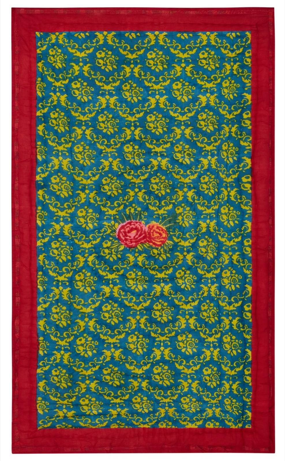 Lisa Corti trapunta reversibile 110x180cm love red Saldi Di Fabbrica
