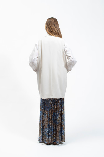 Olla Parèg GILET OVER IN CREPE STRETCH Online
