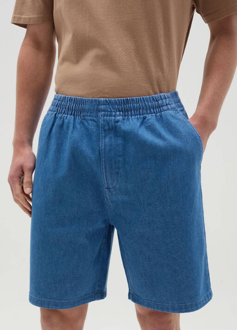 Ovs Bermuda chino jogger in denim Acquista Ora