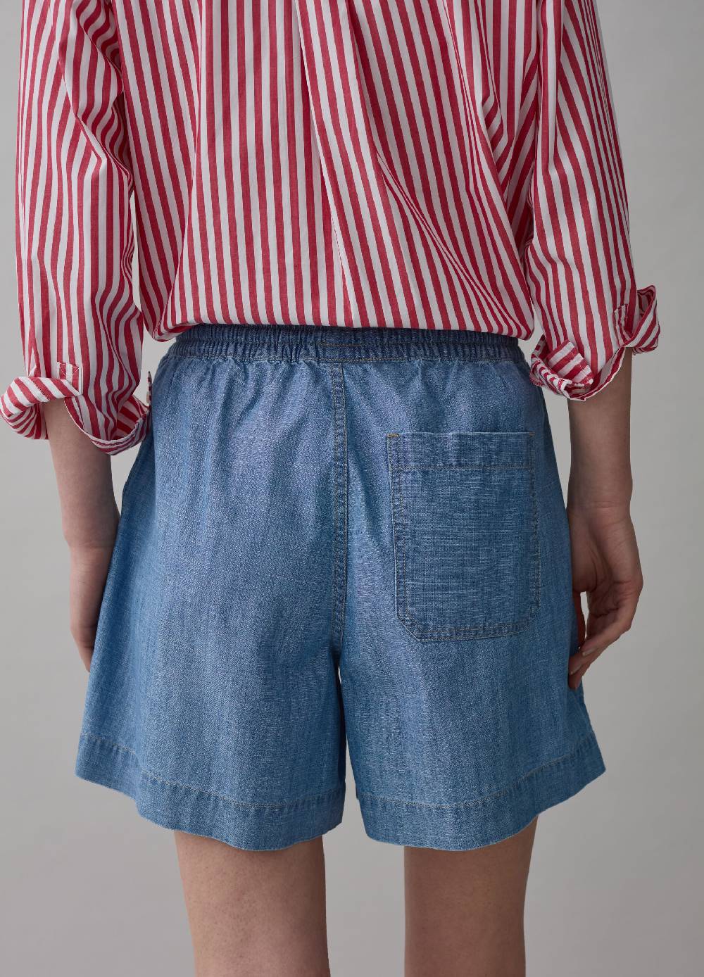 Ovs Shorts in denim fluido con tasche Online