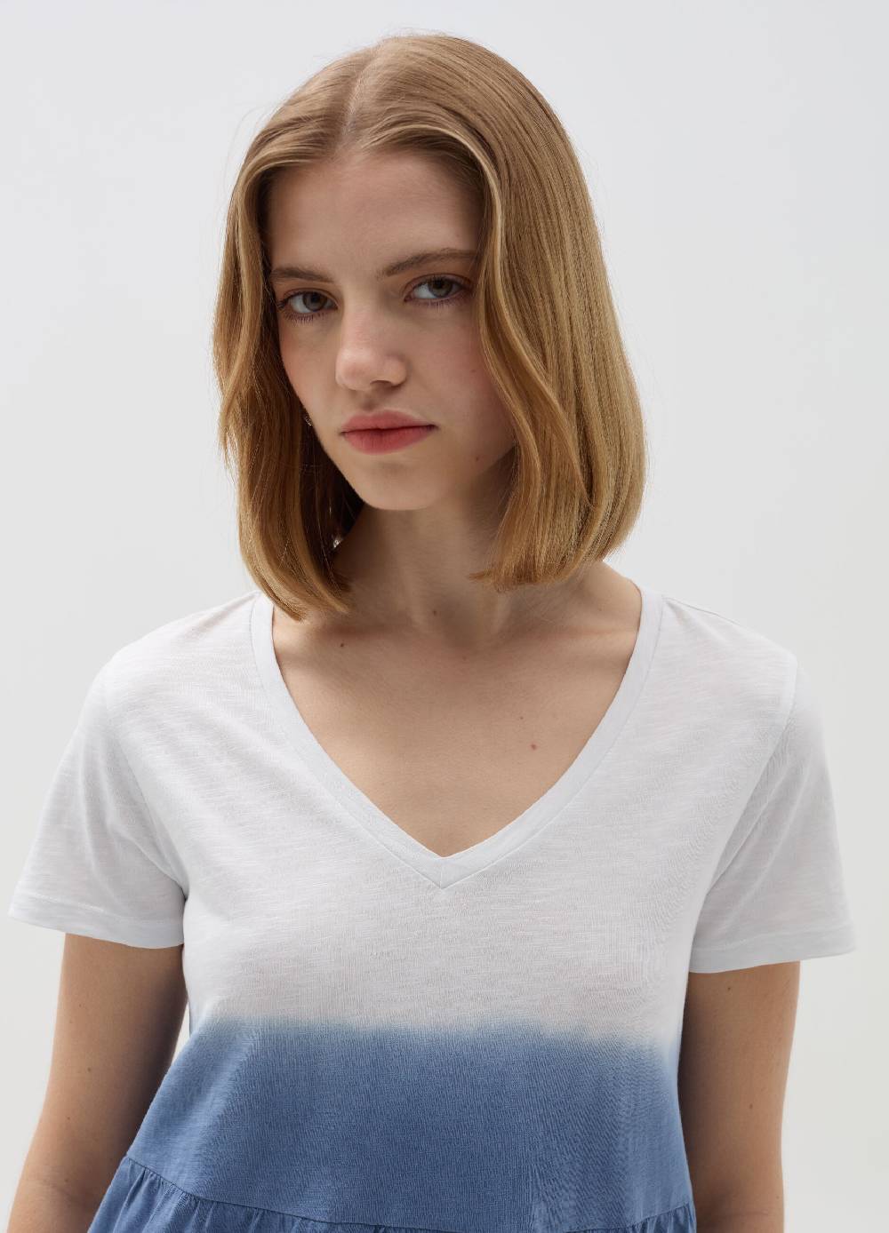 Ovs Vestito Essential Dip Dye a balze Consegna Veloce