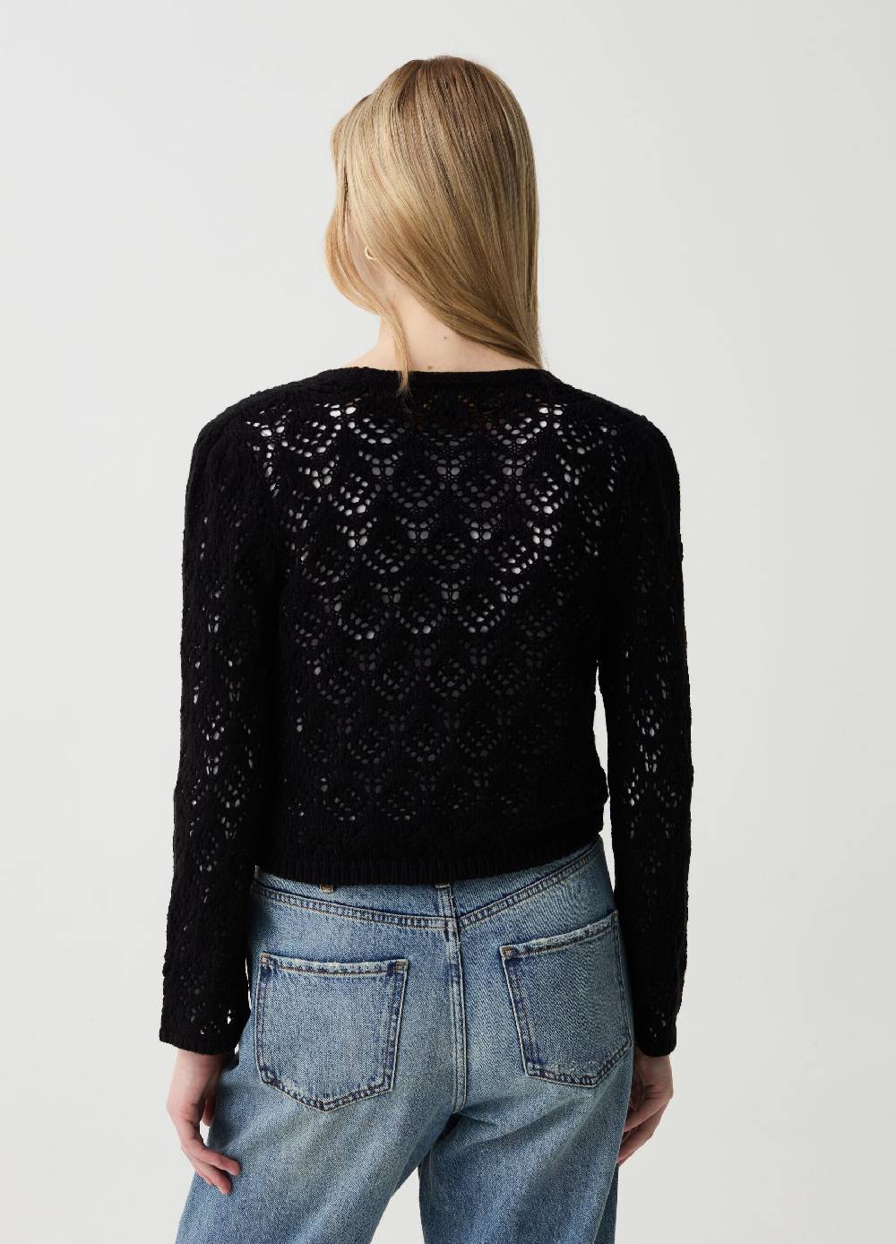 Ovs Cardigan crochet con laccetto In Saldo