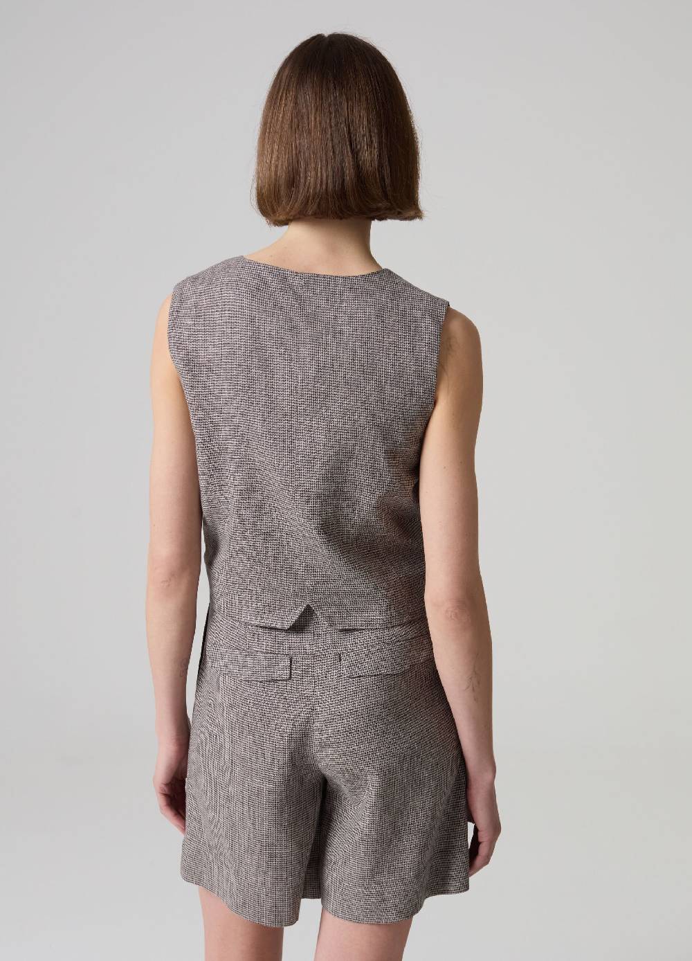 Ovs Gilet sartoriale in lino e viscosa Negozi Online