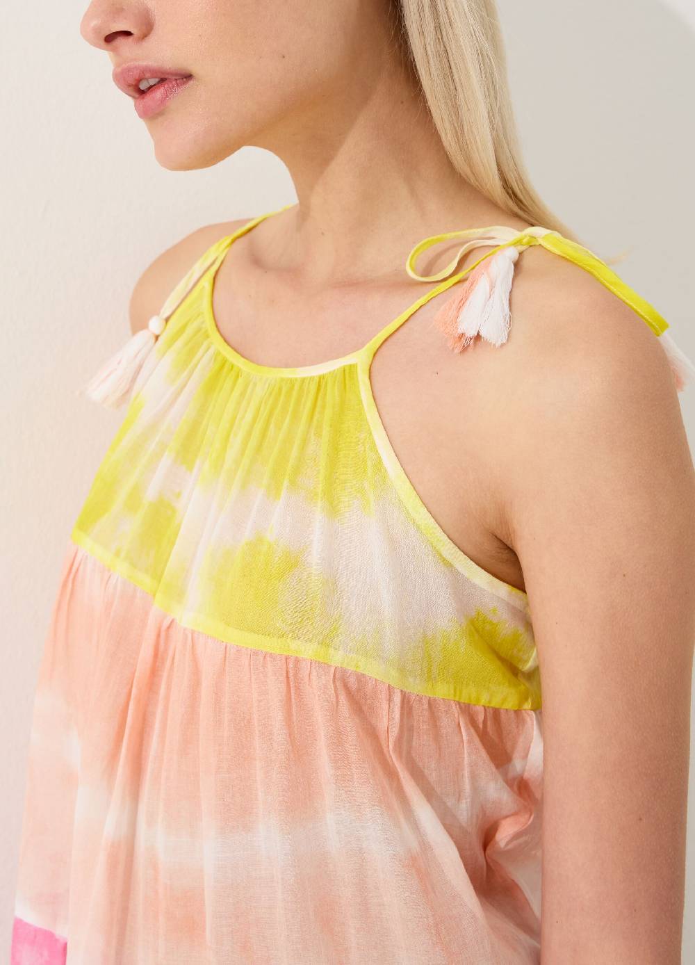 Ovs Vestito copri costume a balze Tie Dye 2025