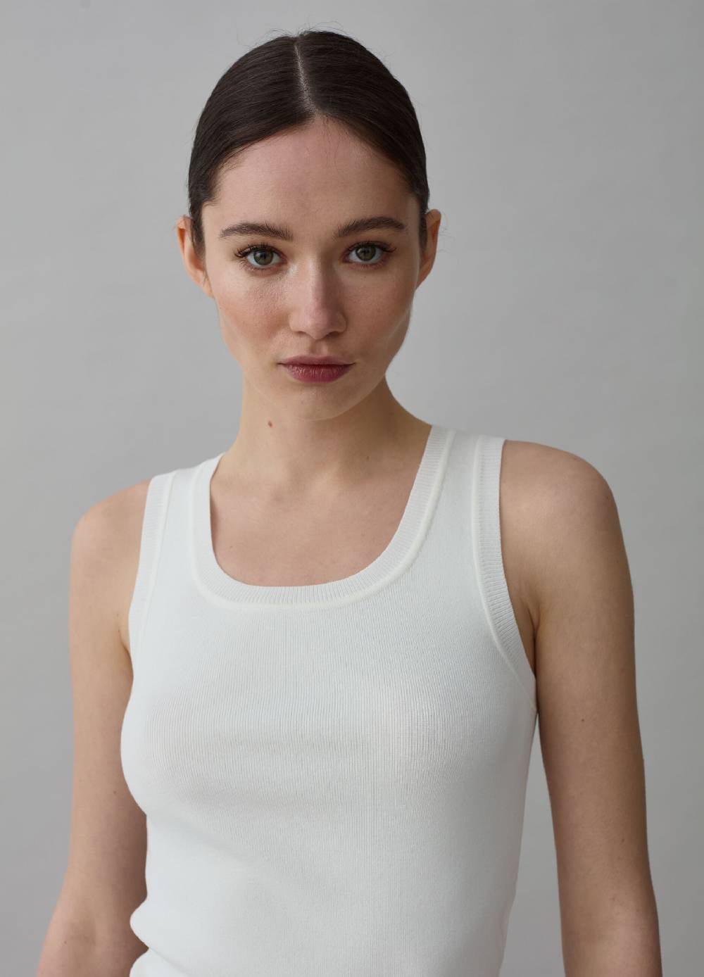 Ovs Tank top a costine con scollo rotondo Italy