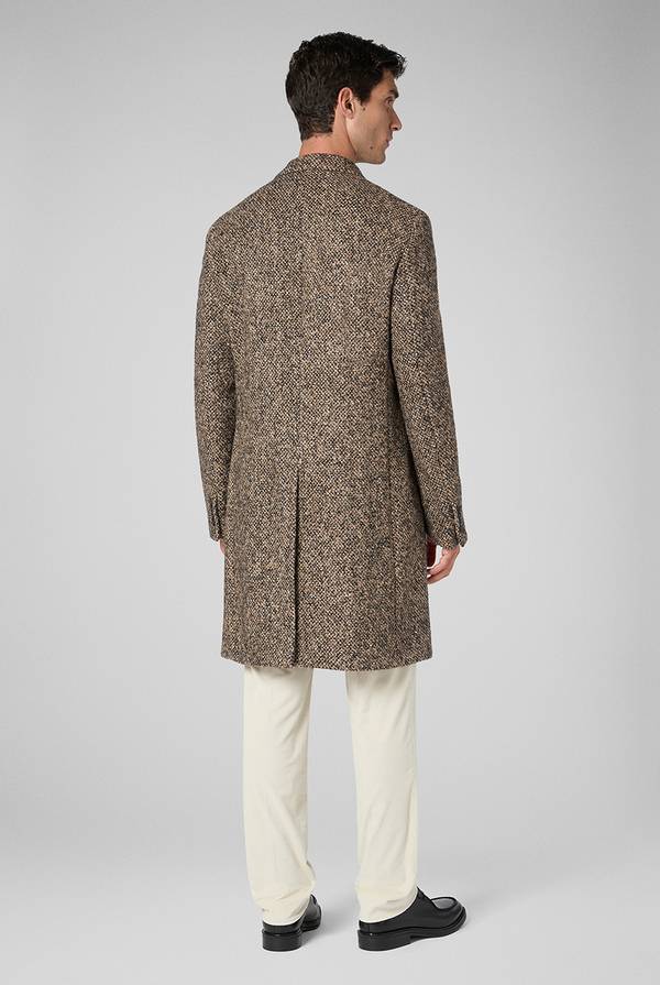 Pal Zileri Cappotto in bouclè, seta e mohair Nuova