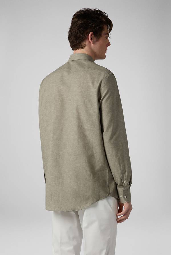 Pal Zileri Camicia in lino e cotone Vendita Economica