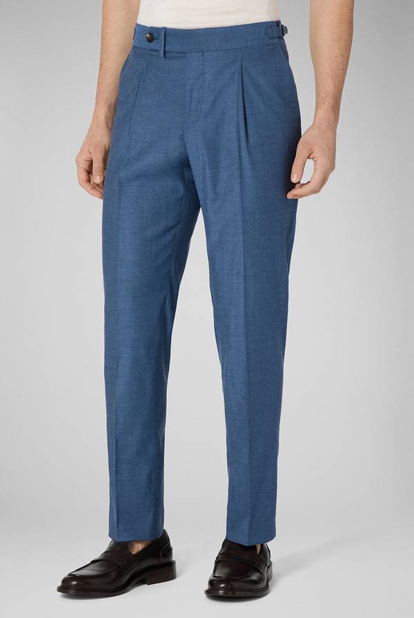 Pal Zileri Pantalone in lana e bamboo Prezzo Ridotto