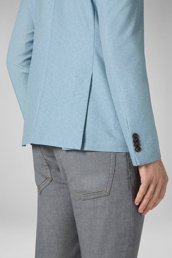 Pal Zileri Giacca Effortless in jersey stampato Presa