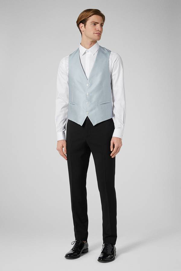 Pal Zileri Gilet Cerimonia in satin Pezzi Unici