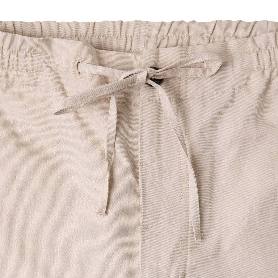 Paolo Pecora Pantalone in Tela di Cotone Lino - Sabbia Offerte