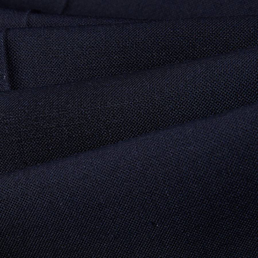 Paolo Pecora Pantaloni in Fresco Lana - Blu Navy Nuova