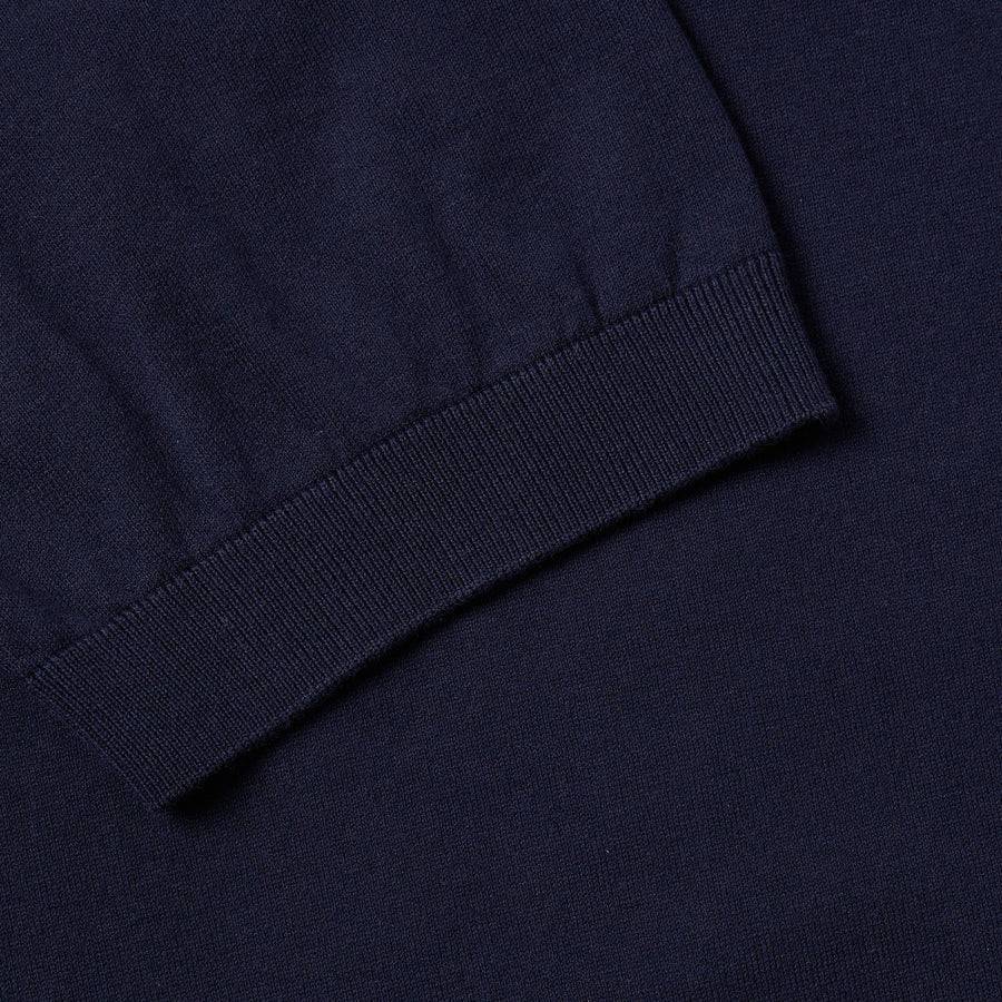 Paolo Pecora Polo Manica Corta in Cotone Extrafine - Blu Navy Convenienza