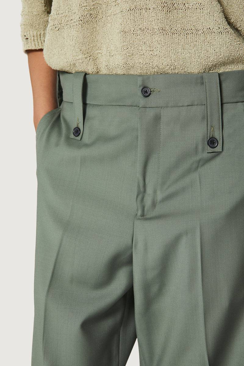 Paura KYROS CLASSIC PANTS SAGE In Saldo