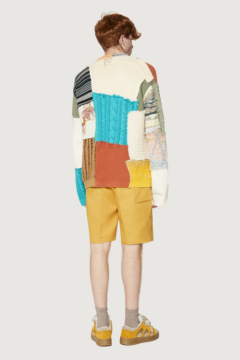 Paura UTOPIA PATCHWORK SWEATER MULTICOLOR Convenienza