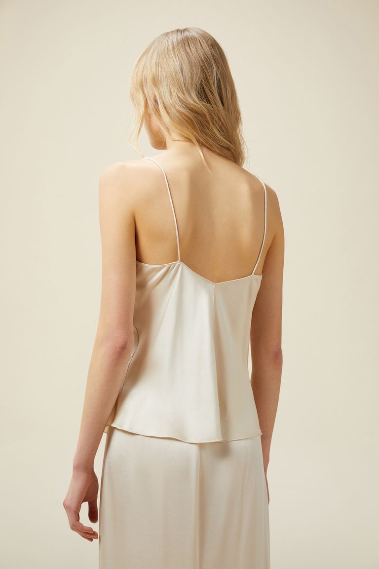 Pomandere Top con spalline sottili Sottocosto
