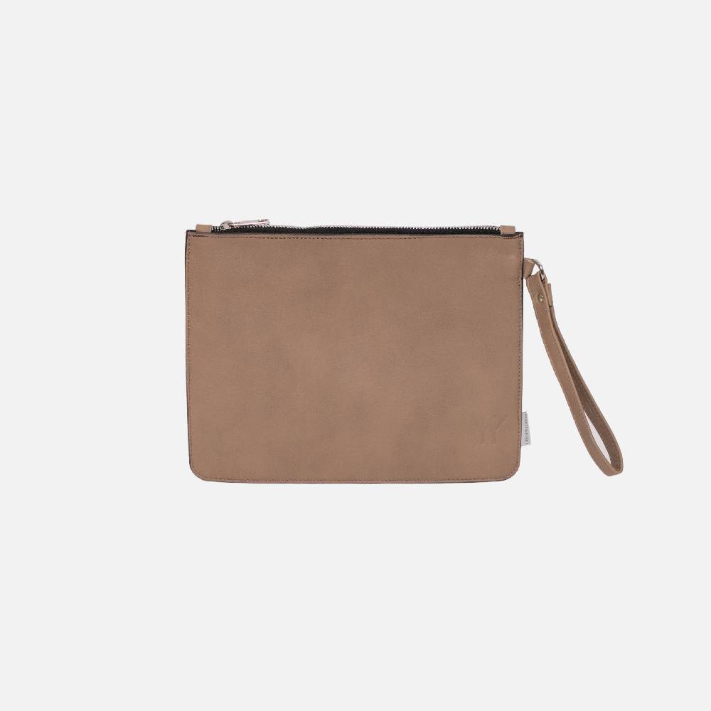 Primo Emporio Pochette Rigida in Pelle Logo Inciso Promozione