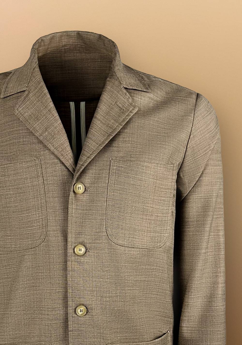 Primo Emporio Giacca camicia con Tasche a Toppe In Linea