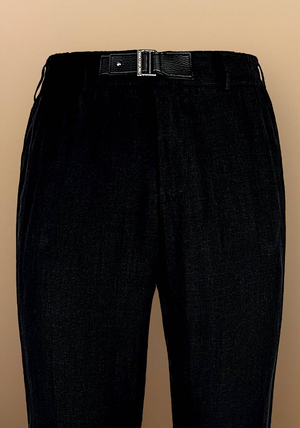 Primo Emporio Pantalone in Lino con cinturino in Ecopelle Saldi