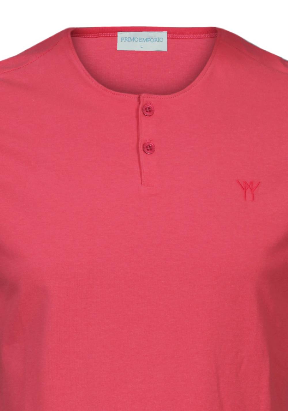 Primo Emporio T-shirt mezza manica con Bottoni Moda