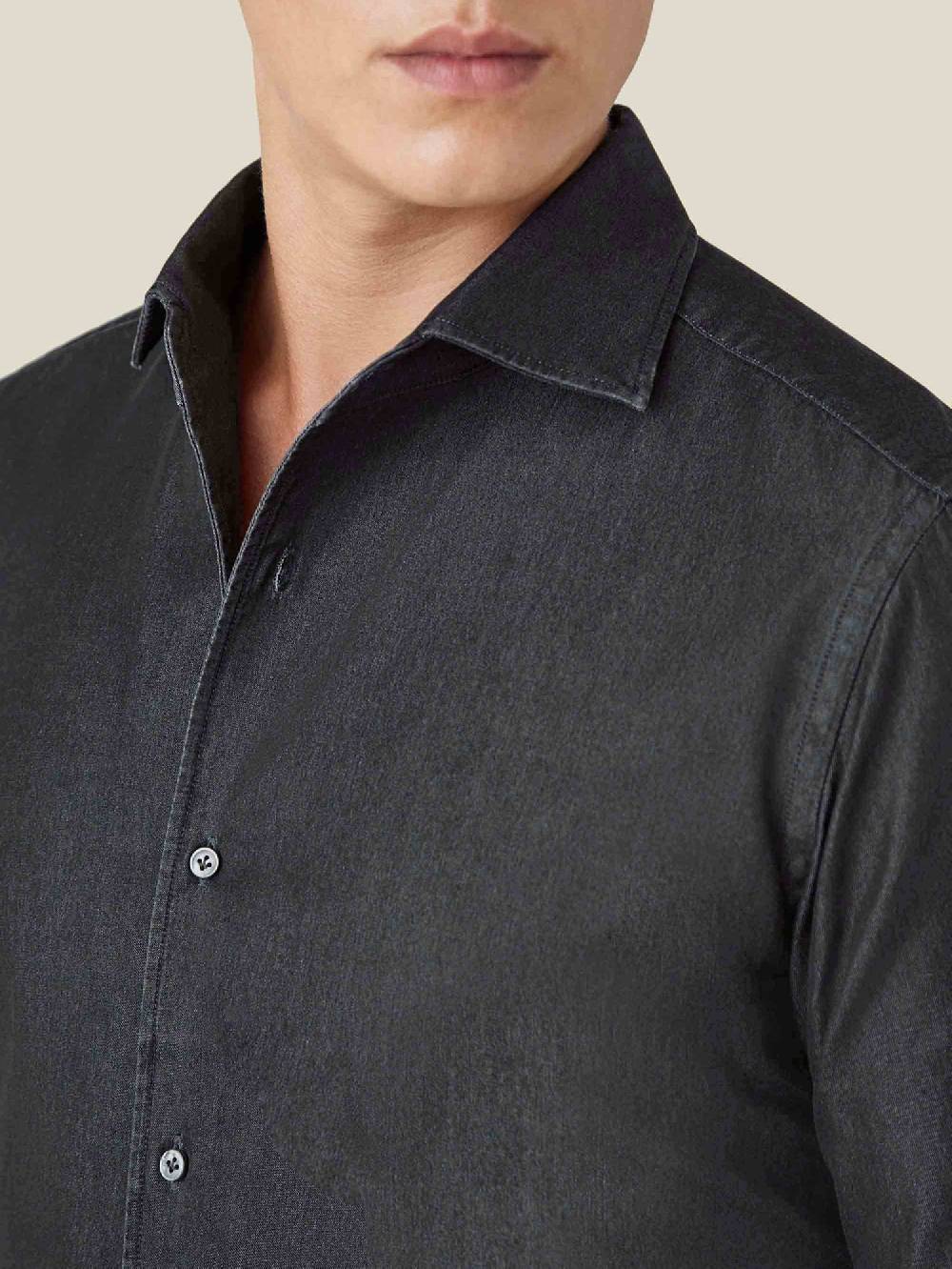 Luca Faloni camicia classicaDenim 2025