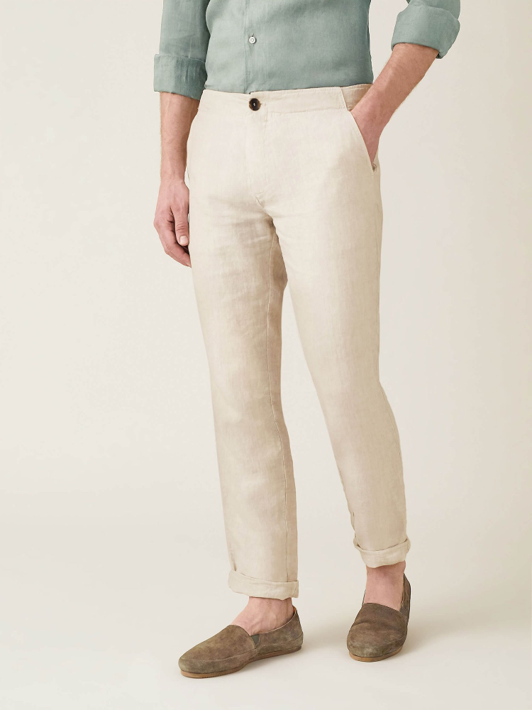 Luca Faloni Lipari PantaloniLino
