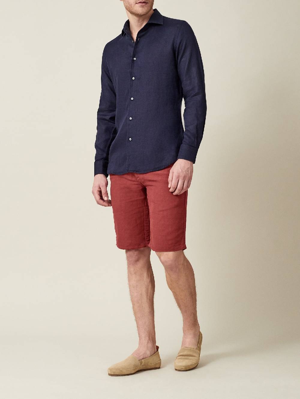 Luca Faloni Panarea ShortsLino-Cotone Shopping Online