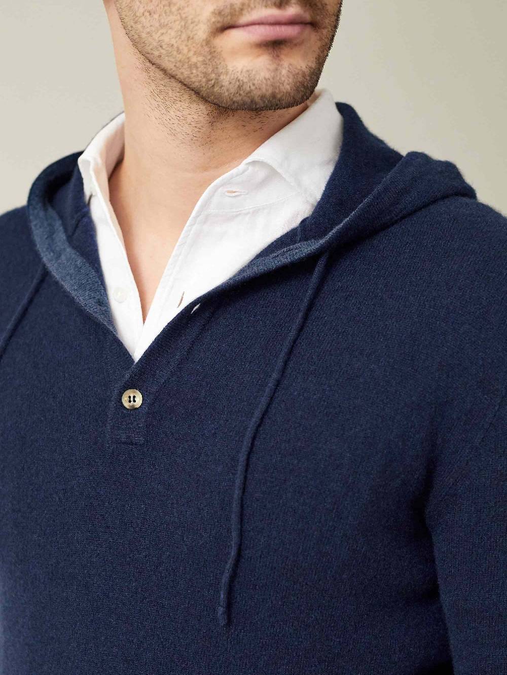 Luca Faloni Felpa con cappucciocashmere a 2 fili Economico