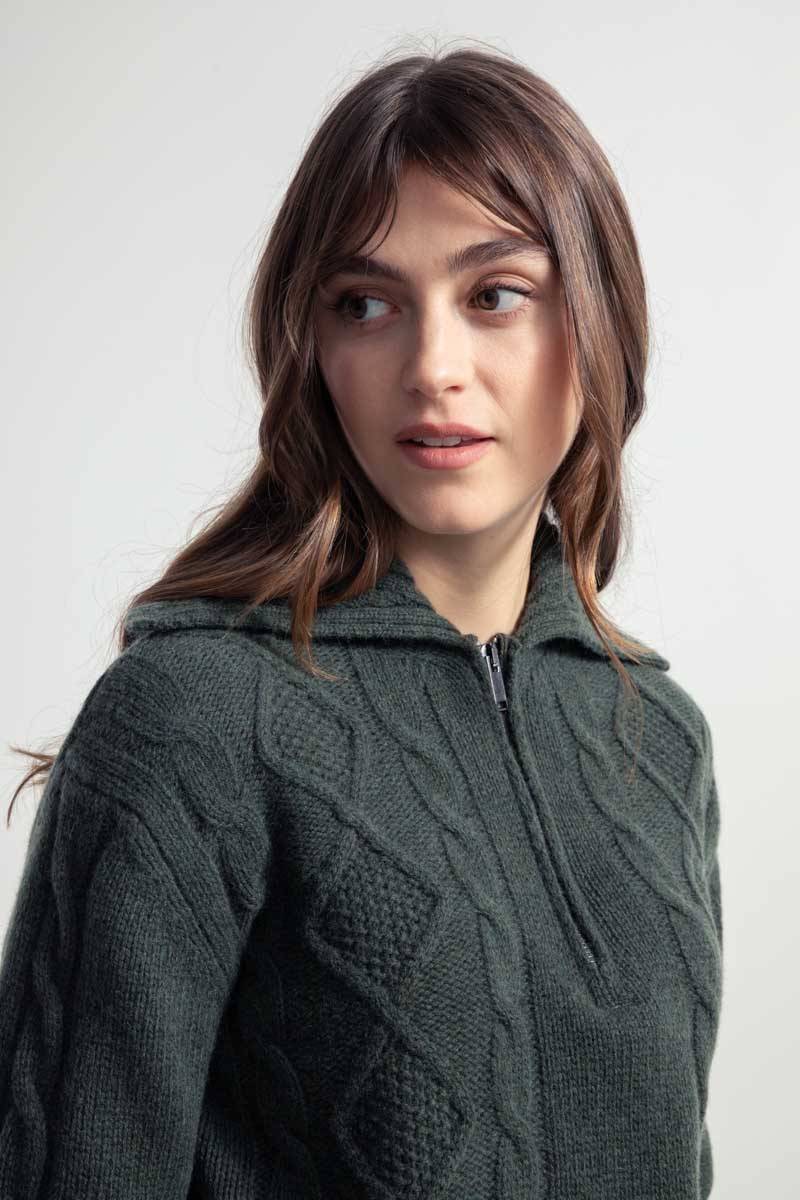 Rifò GIUDITTA Maglia Donna Lana Rigenerata Spedizione Gratuita