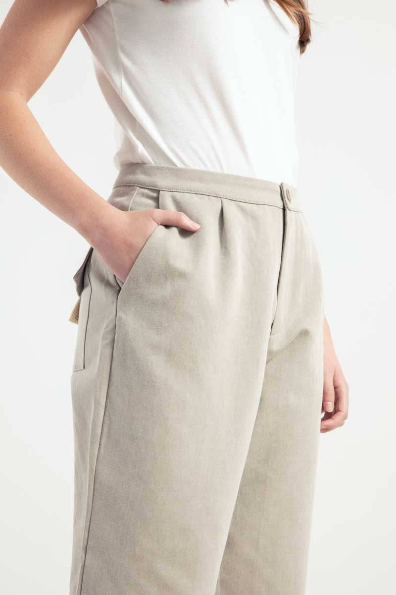 Rifò NOVILIA Pantaloni Donna Cotone Rigenerato 2025