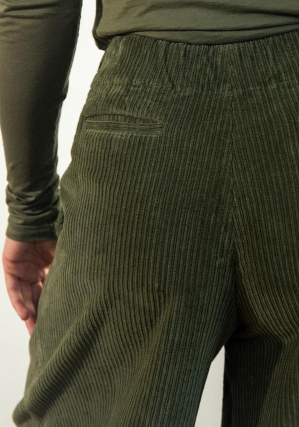 Rose & Lini BARBARA TANI “PANTS 465 V03” CORDUROY MILITARY Online