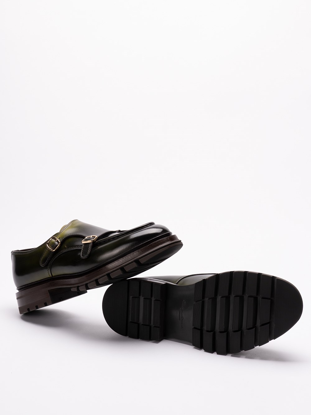 Santoni `Emric` Buckled Loafers Online