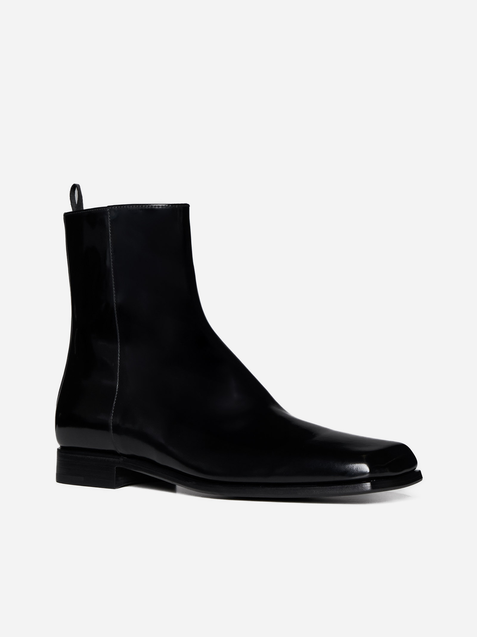 PRADA Stivaletti in pelle In Saldo