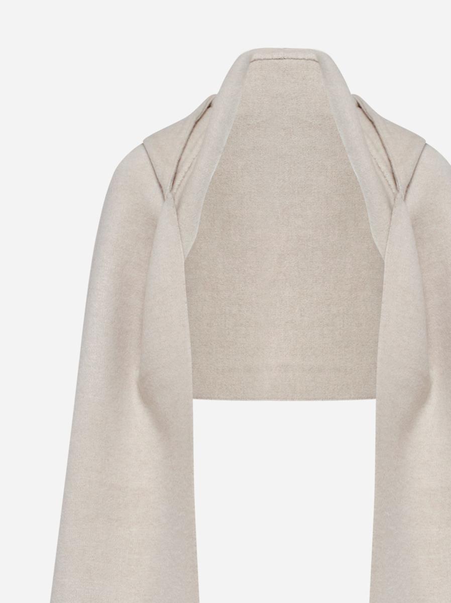 BRUNELLO CUCINELLI Sciarpa con cappuccio in lana e cashmere Fino Al -60%