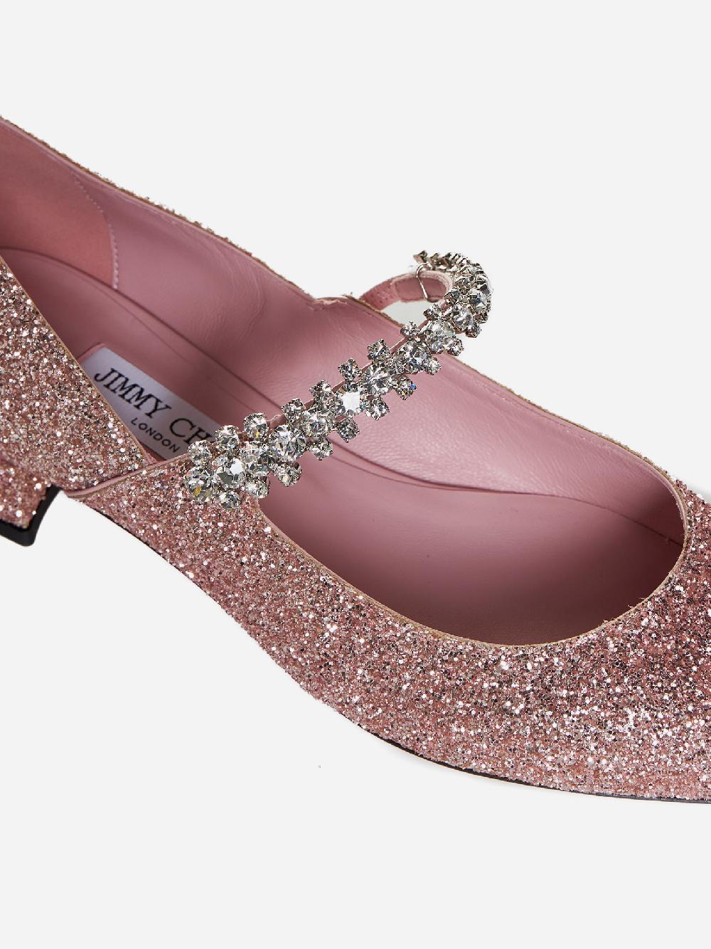 JIMMY CHOO Pumps Bing glitter con cristalli Qualità Garantita