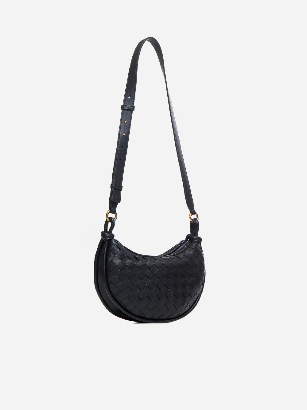 BOTTEGA VENETA Borsa Messenger Gemelli in pelle Intrecciato Fino Al -60%