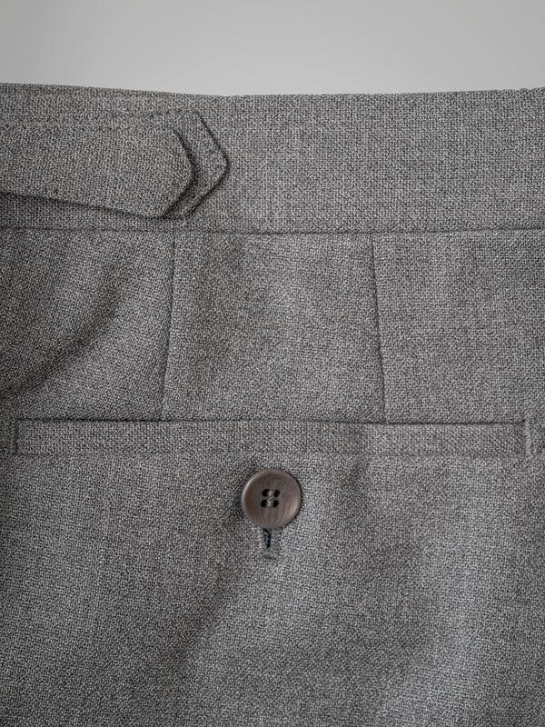 Rota Winter Light grey pair of regular fit fourply wool trousers Vendita Economica