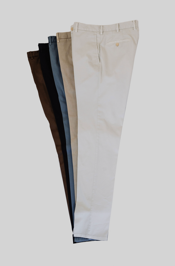 Rota Sport Summer Denim blue cotton supima sport trousers Nuovo